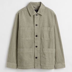 Save Green Corduroy Shirt Jacket - H&M